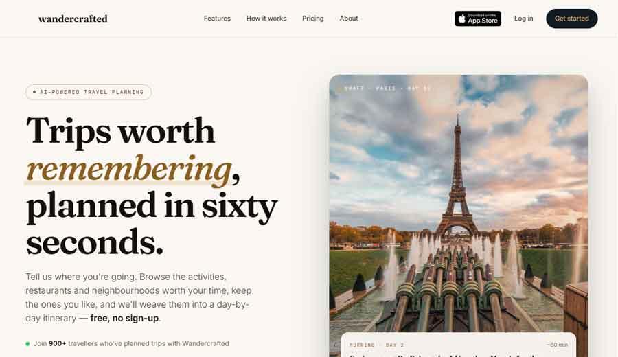 Wandercrafted App