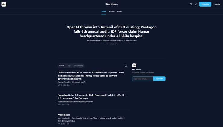 Eto news