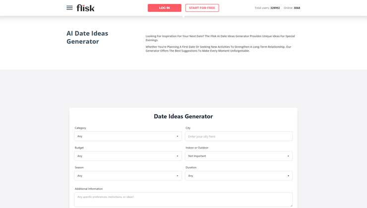 AI Date Ideas Generator